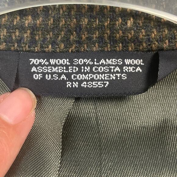 Cambridge Classics Mens 31L 54W 100% Wool Long Sleeve Button Up Suit Jacket Only - Picture 5 of 5